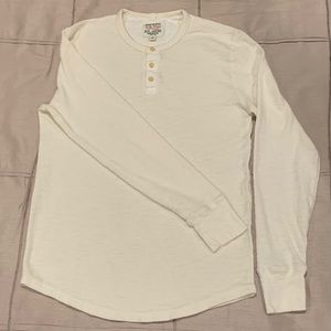 Lucky Brand Men’s Off White Long Sleeve Blouse M